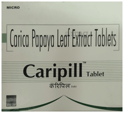 Caripill Carica Papaya Leaf Extract Tablet