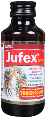 Aimil Jufex Syrup | Ayurvedic for Cough, Sore Throat, Congestion and Respiratory Wellness