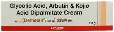 Demelan Cream with Glycolic Acid, Arbutin &amp; Kojic Acid | Derma Care | For Pigmentation &amp; Marks | Promotes Even Skin Tone