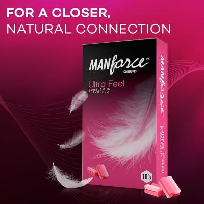 Manforce Ultra Feel Bubblegum Condom