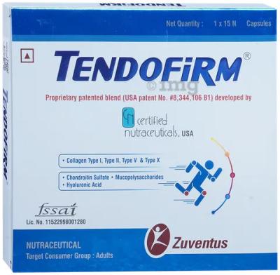 Tendofirm Capsule with Collagen, Chondroitin, Mucopolysaccharide &amp;amp; Hyaluronic Acid