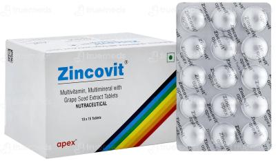 Zincovit Tablet with Multivitamin, Multimineral &amp;amp; Grape Seed Extract