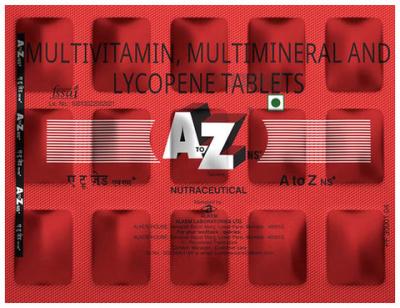 A to Z NS+ Daily Multivitamin Tablets – Zinc &amp;amp; Vitamin C for Immunity, B-Complex &amp;amp; Essential Nutrients for Energy &amp;amp; Wellness