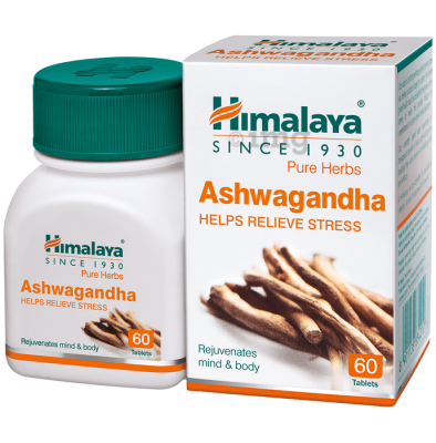 Himalaya Wellness Himalaya Ashwagandha Tablet | Stress Relief Supplement | Rejuvenates Mind &amp;amp; Body