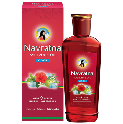 Navratna Cool Ayurvedic Oil | Relieves, Relaxes &amp;amp; Rejuvenates the Body, Mind &amp;amp; Scalp