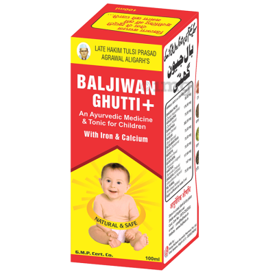 Baljiwan Ghutti Iron &amp;amp;amp; Calcium Tonic for Children (100ml Each)
