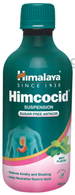 Himalaya Himcocid Sugar Free Suspension| Antacid Mint