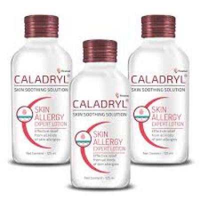 Caladryl Skin Allergy Expert Lotion and Soothing Solution for Face &amp; Body Liquid  (2 x 125 ml)