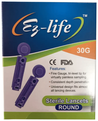 Ez-Life Sterile Lancets Round
