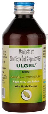 Ulgel Oral Suspension Elaichi Sugar Free