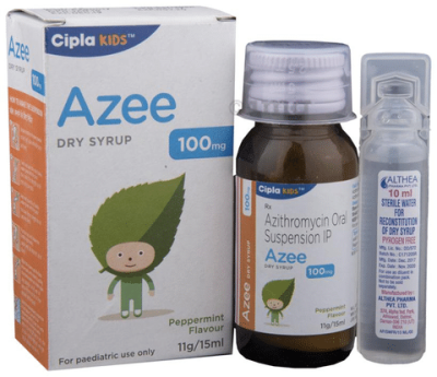 Azee 100mg Dry Syrup Peppermint