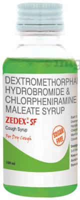 Zedex-SF Dry Cough Syrup Sugar Free