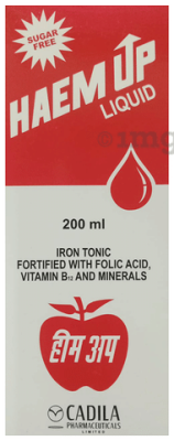 Haem UP Liquid | Iron Tonic Fortified with Folic Acid &amp;amp;amp; Minerals | Sugar-Free